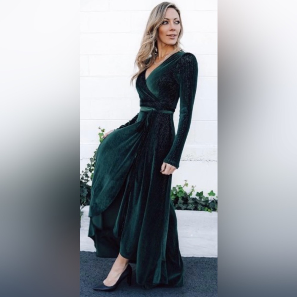 Baltic Born Serena Shimmer Velvet Dress
